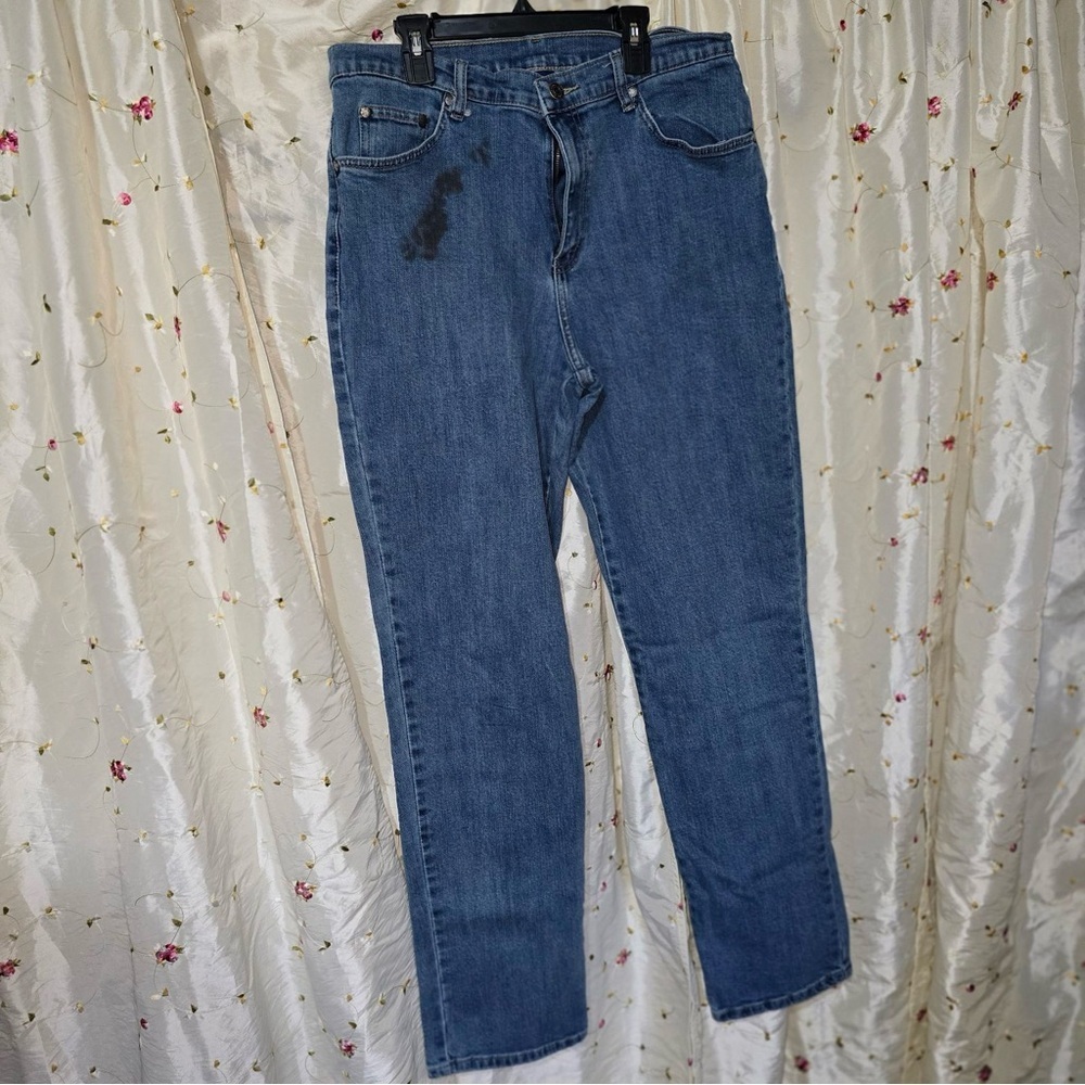 Women’s full‎ blue jeans sz 12 long